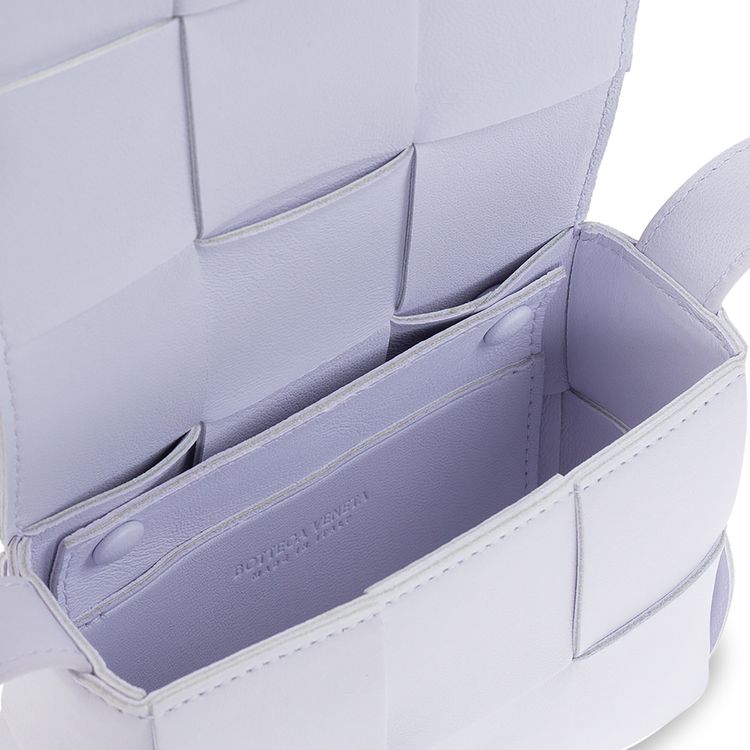 Bottega Veneta Card Case With Strap Mirth WashedGold