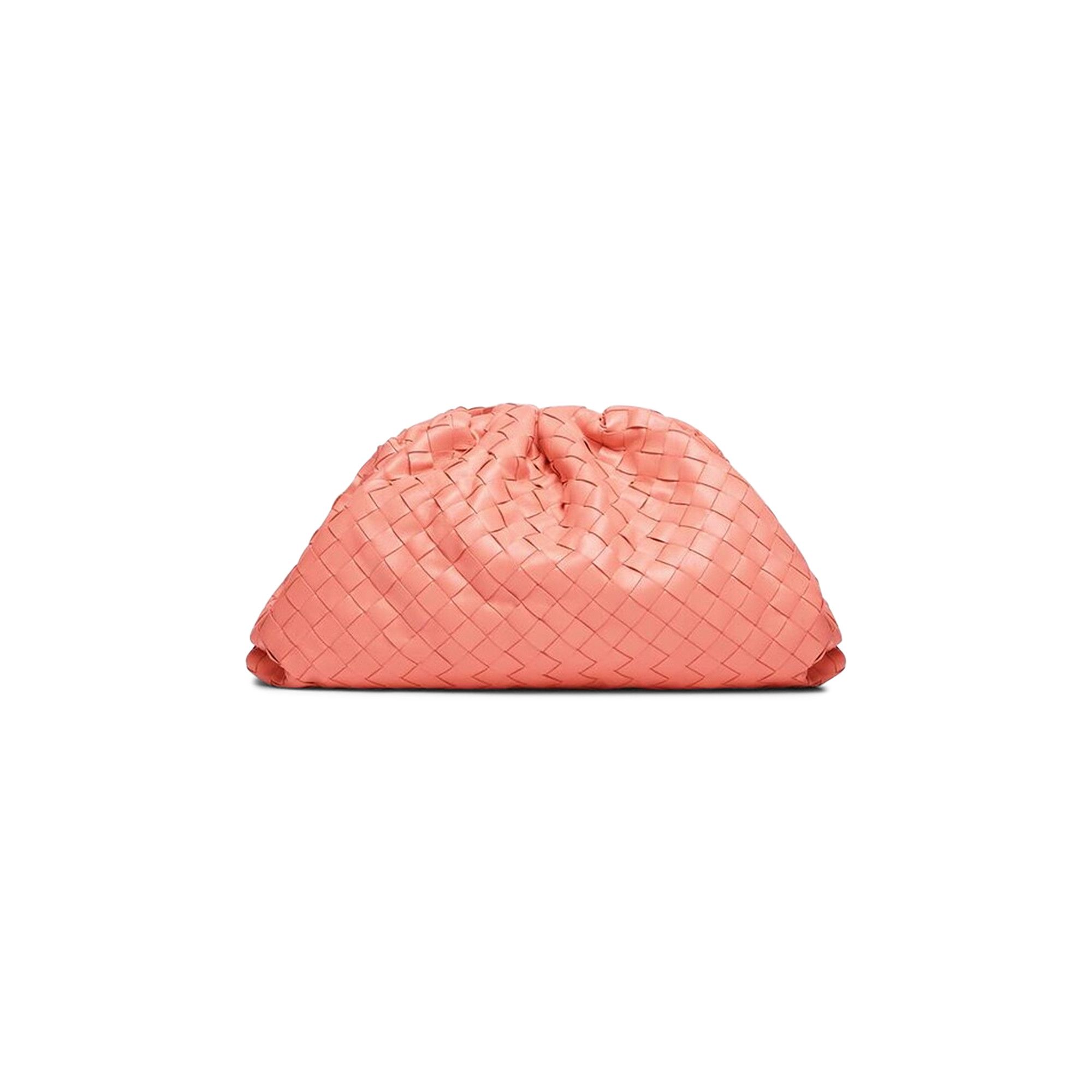 Buy Bottega Veneta The Pouch Bag 'Peach/Silver' - 576175