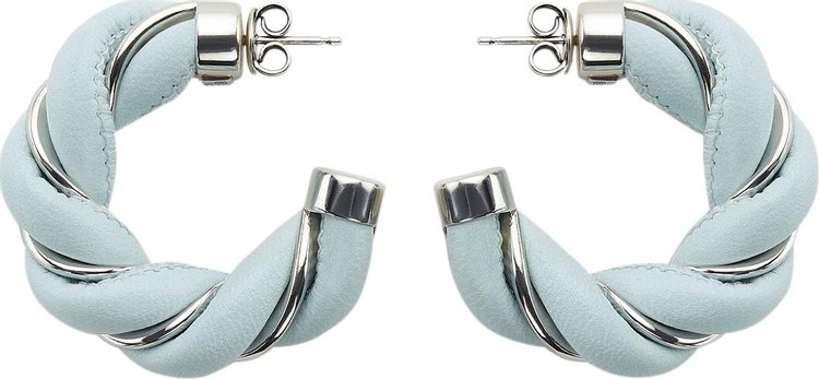 Bottega Veneta Earrings 'Teal Washed'