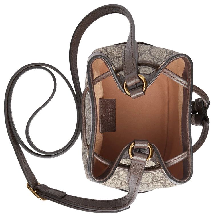 Gucci Ophidia Mini Bucket Bag BeigeEbony