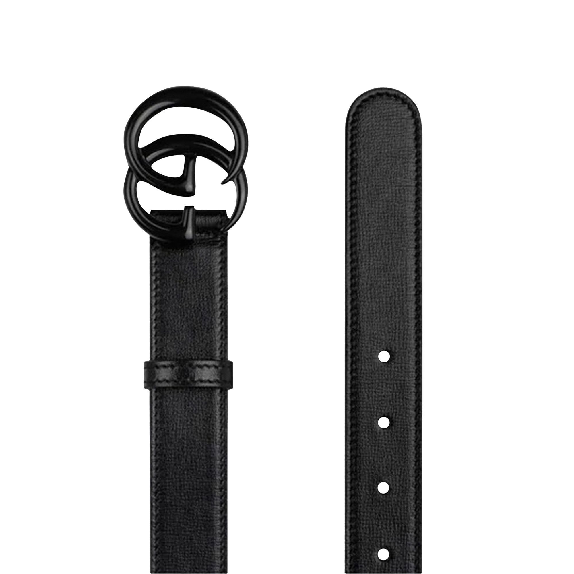 Buy Gucci GG Marmont Thin Belt 'Black' - 414516 18YXV 1000 Buy Gucci GG Marmont Thin Belt 'Black' - 414516 18YXV 1000