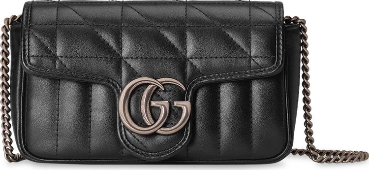 Gucci GG Marmont Super Mini Bag 'Nero'