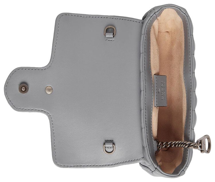 Gucci GG Marmont Super Mini Bag Deep Grey