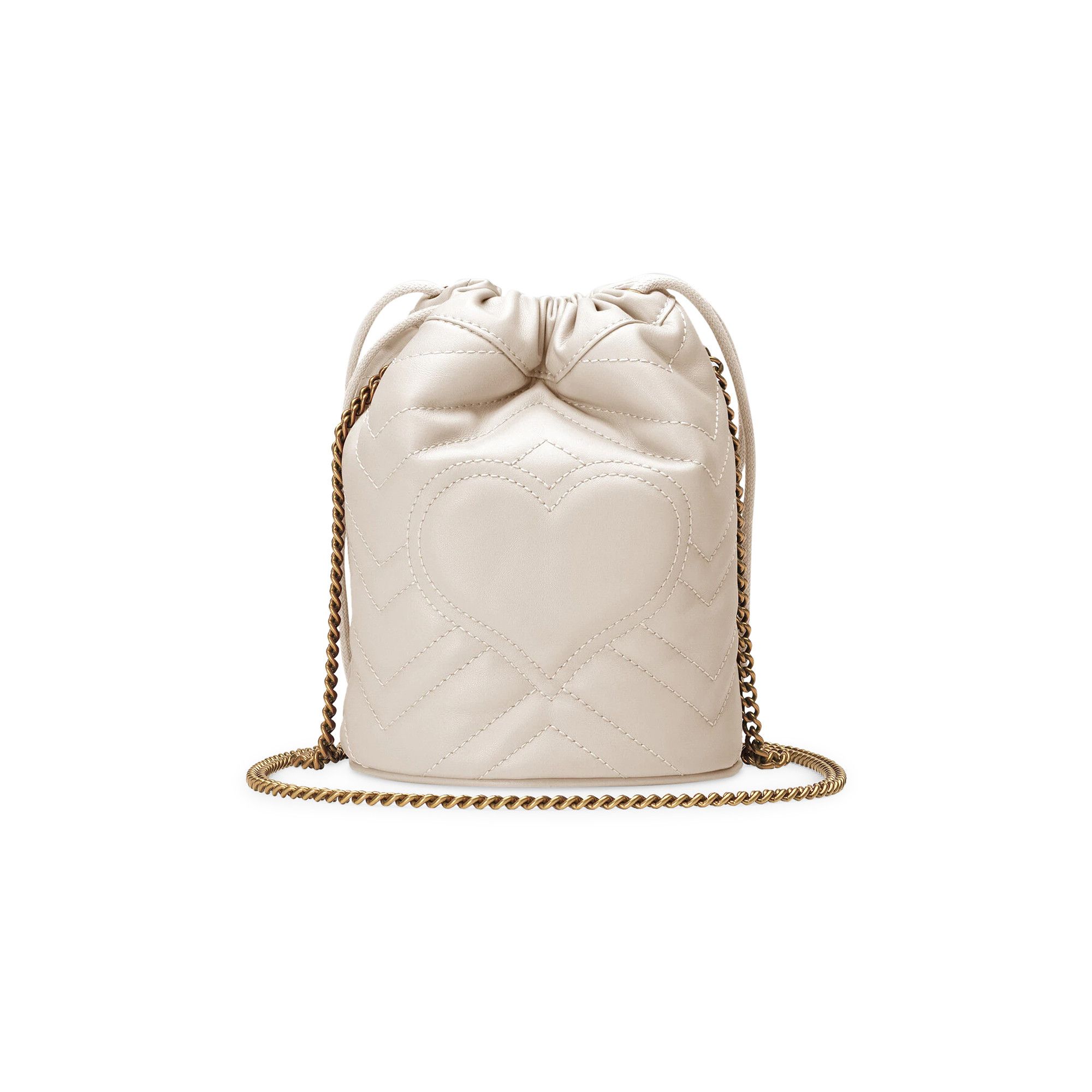 【国内即発】GUCCI バケットバッグ 575163 DTDRT 1000/9022 GG Buy Gucci GG Marmont Mini Bucket Bag 'White' - 575163 DTDRT