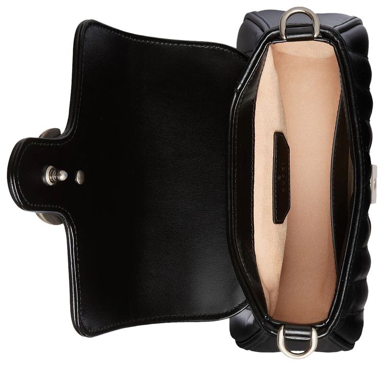 Gucci GG Marmont Mini Top Handle Bag Black