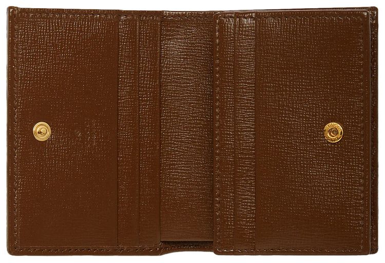 Gucci Horsebit 1955 Card Case Wallet BeigeEbony