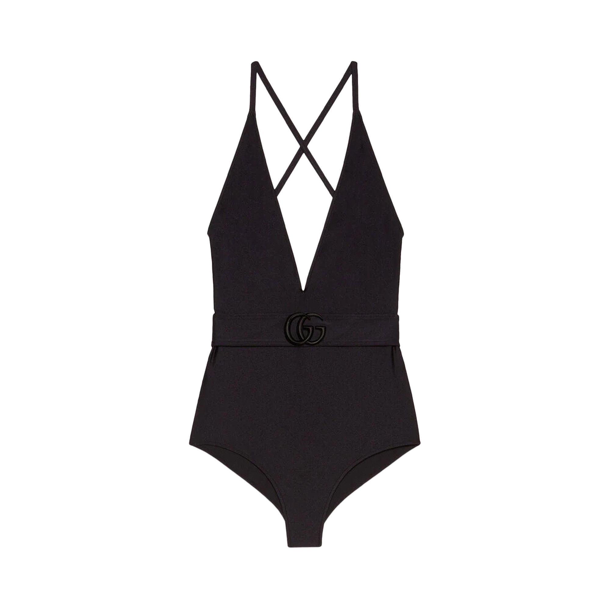 Gucci swimsuit black hot sale