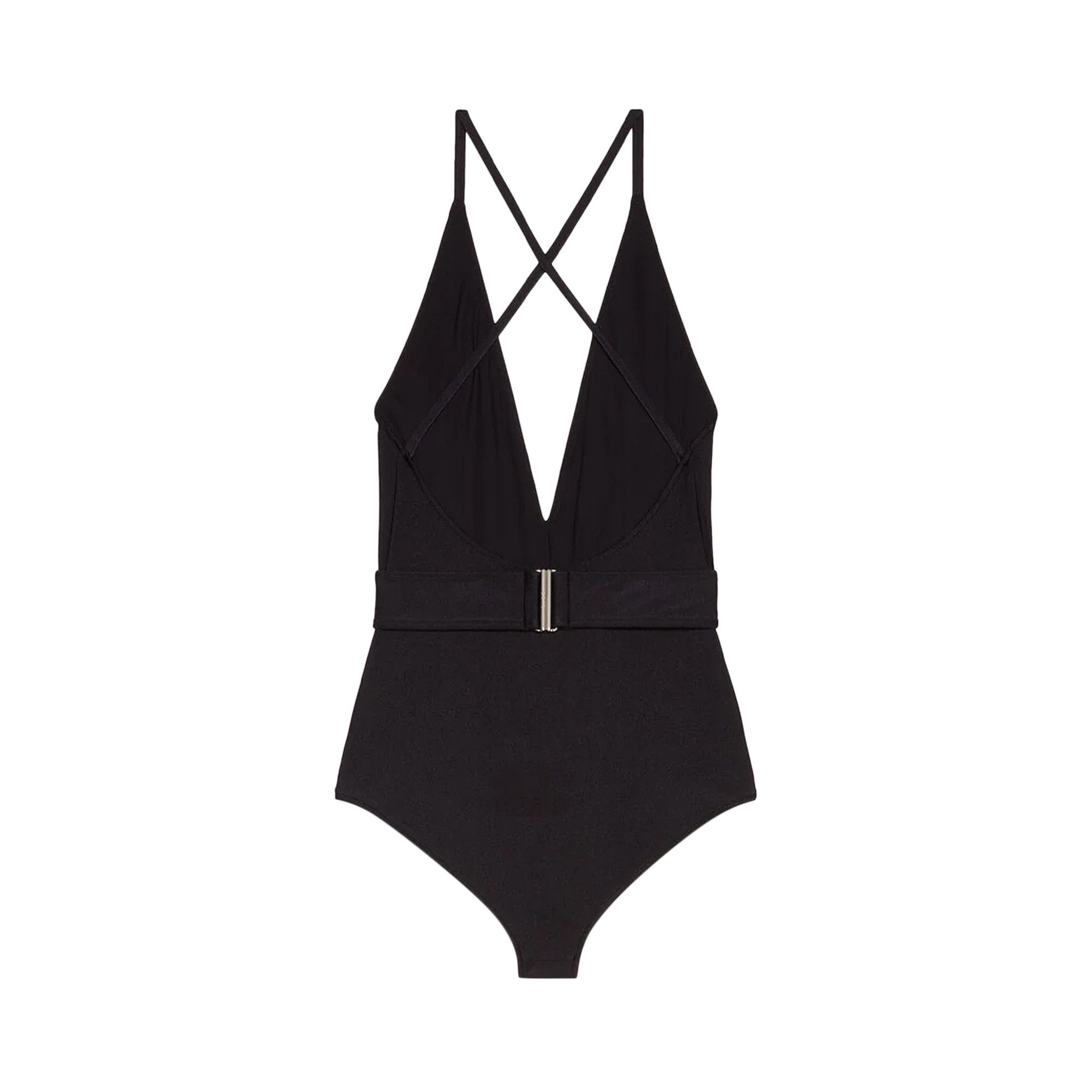 Gucci swimsuit black hotsell