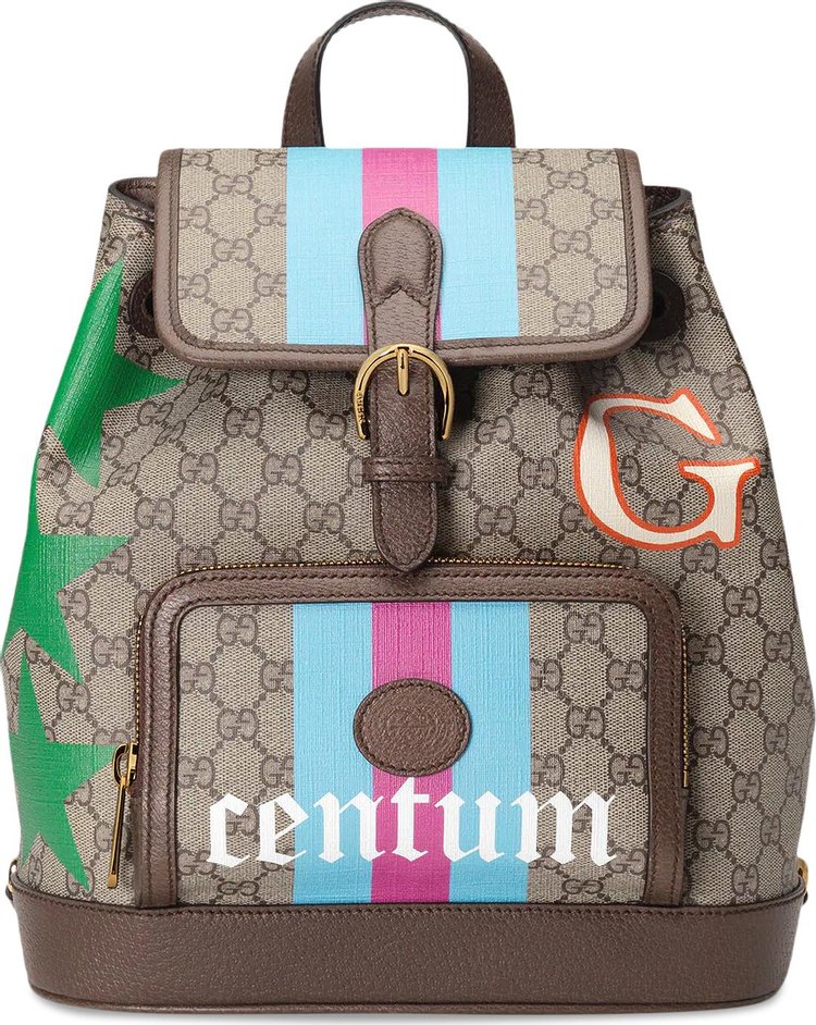 Gucci Backpack With Interlocking G 'Beige/Ebony'