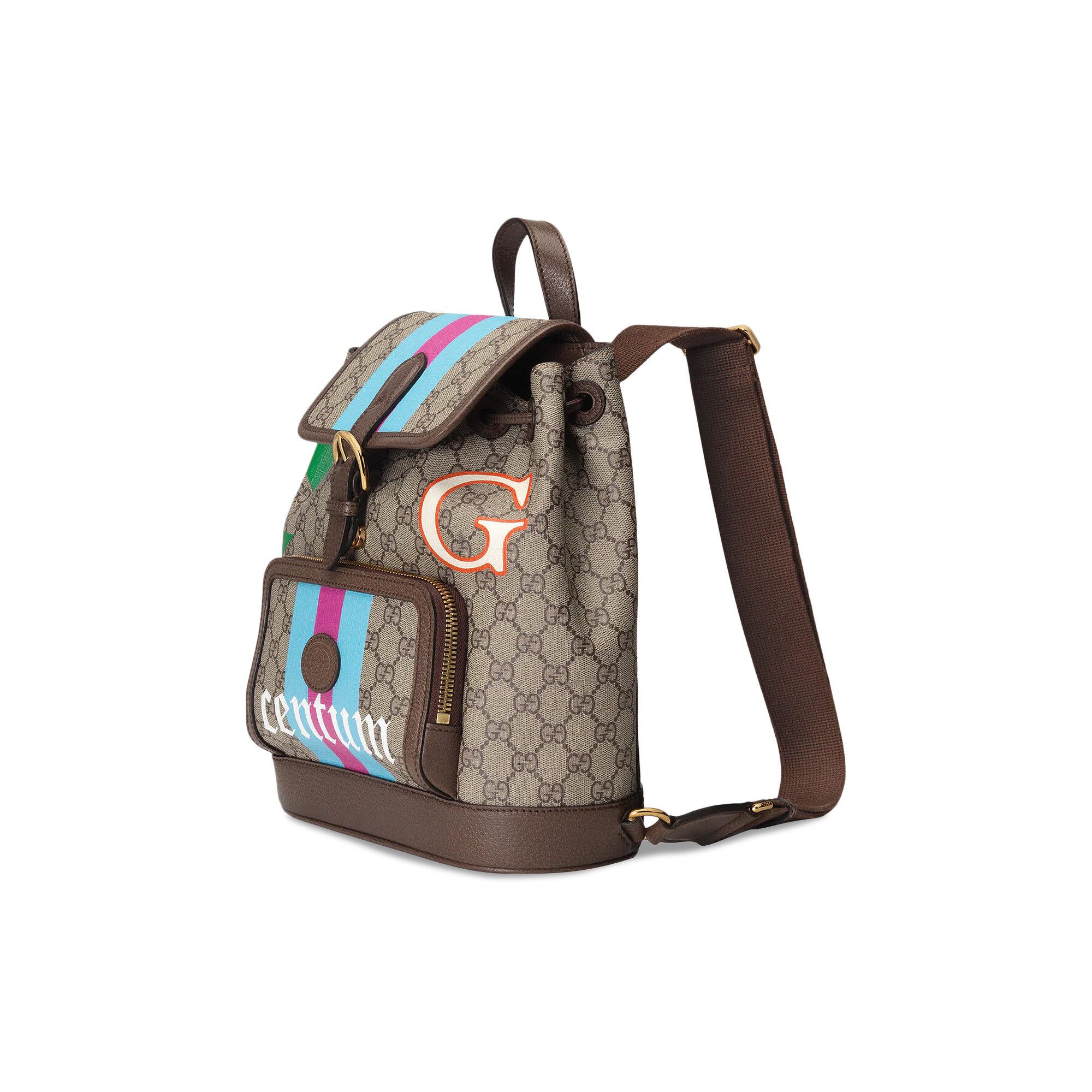 Buy Gucci Backpack With Interlocking G 'Beige/Ebony' - 674147