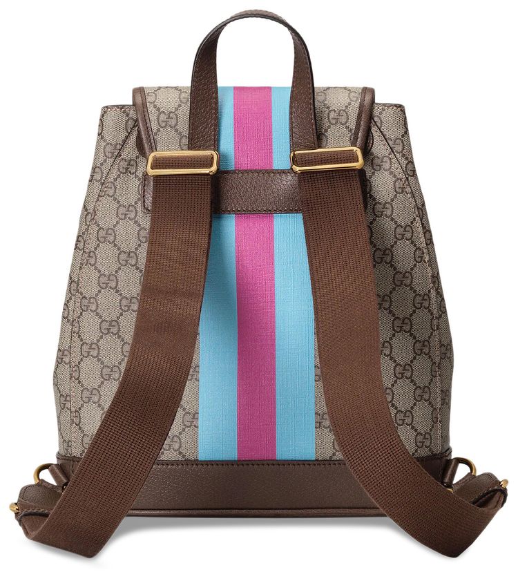 Gucci Backpack With Interlocking G BeigeEbony