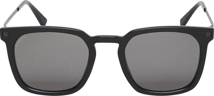 Mykita Borga Polarized Pro Hi-Con Square Sunglasses 'Matte Black'
