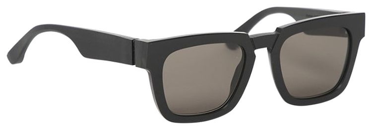 Mykita Square Sunglasses Raw BlackSold Grey