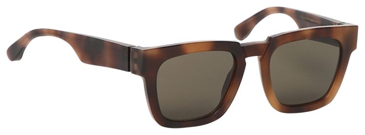 Mykita Square Sunglasses Raw ZanzibarRaw Solid Green