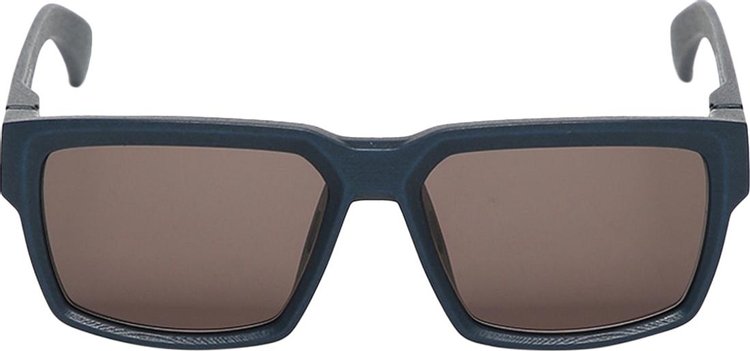 Mykita Musk Square Sunglasses 'Indigo/Solid Brown'
