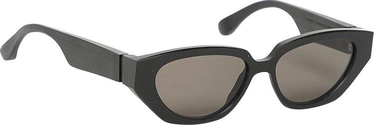 Mykita Cat Eye Sunglasses Raw BlackSolid Grey