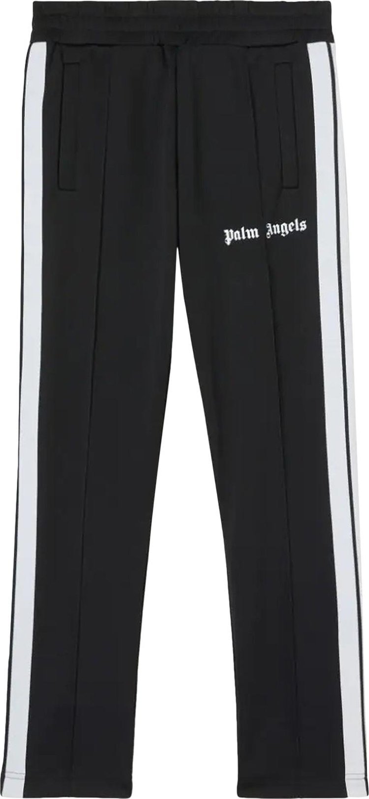 Palm Angels Slim Track Pants 'Black/White'