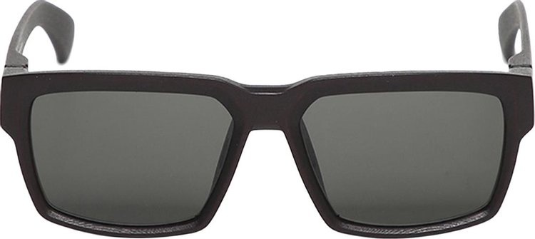Mykita Musk Square Sunglasses 'Pitch Black/Solid Dark Grey'