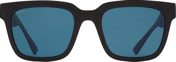 Mykita Dusk Polarized Pro Square Sunglasses 'Ocean Blue/Ebony/Brown'