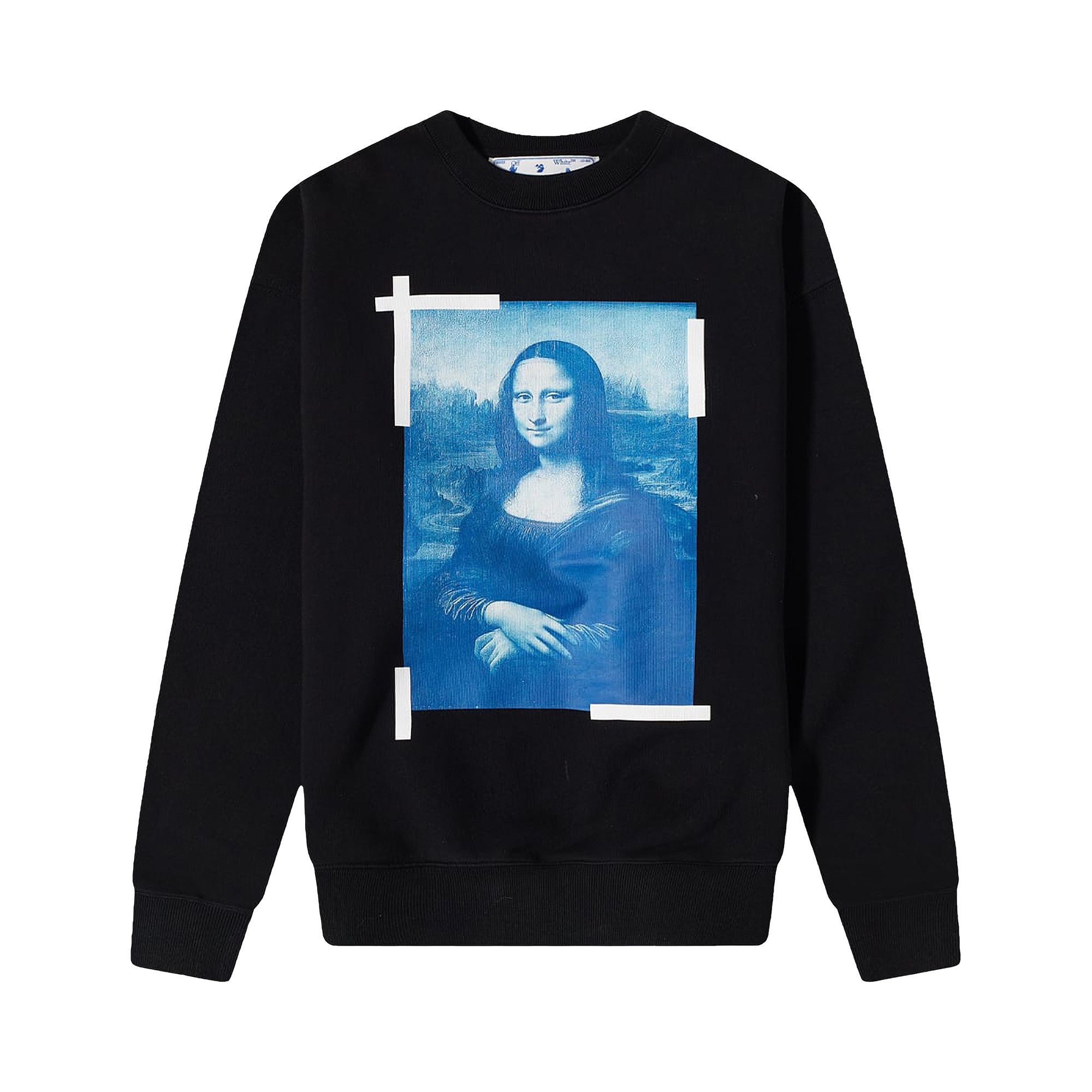 Buy Off White Monalisa Over Crewneck Black OMBA058C99FLE0031045 GOAT
