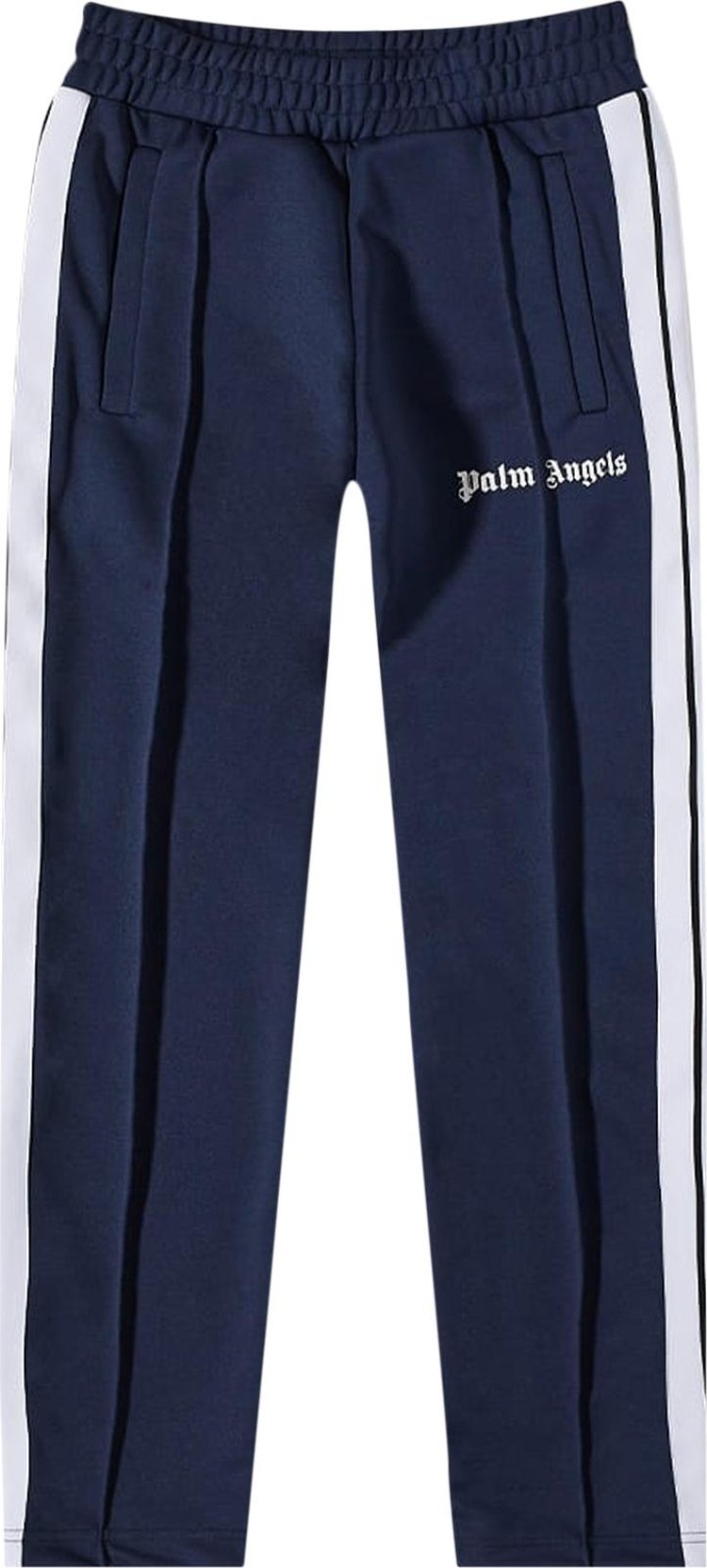 Palm Angels | Men Logo Jacquard Track Pants Navy/White M