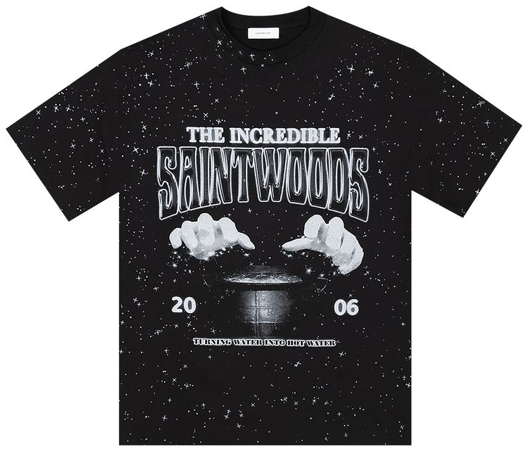 Saintwoods Boiled Water T Shirt Black