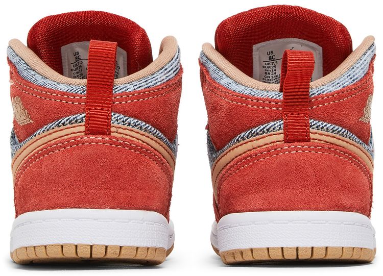 Air Jordan 1 Mid SE TD Denim Red