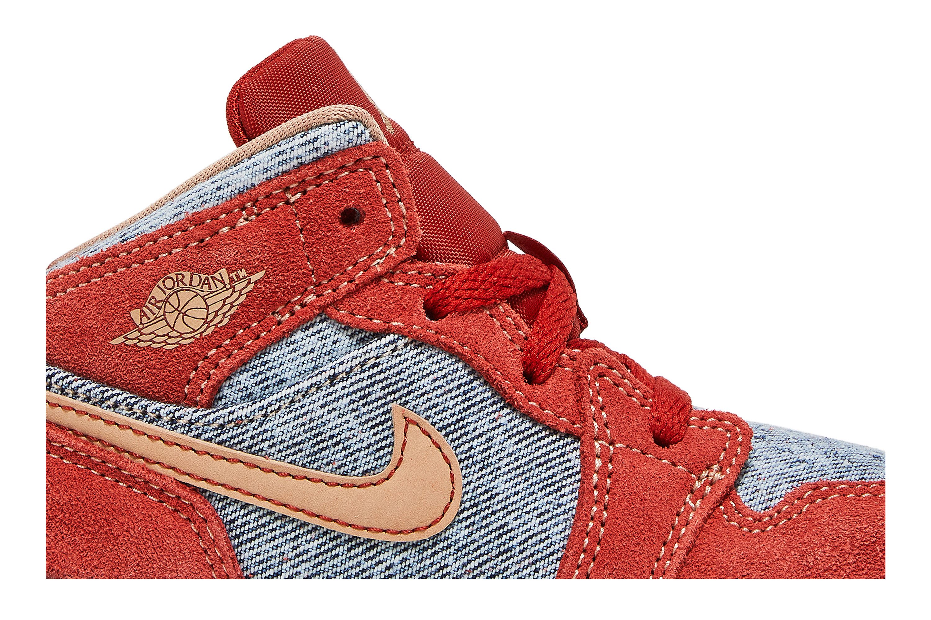 Air Jordan 1 Mid SE Denim Red DM4352-600 | eBay