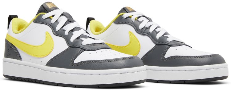 Nike Court Borough Low 2 SE GS White Yellow Strike