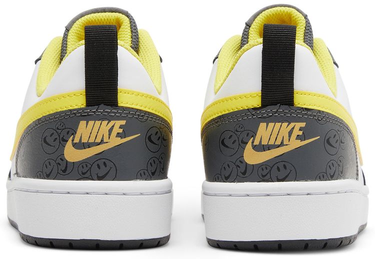 Nike Court Borough Low 2 SE GS White Yellow Strike