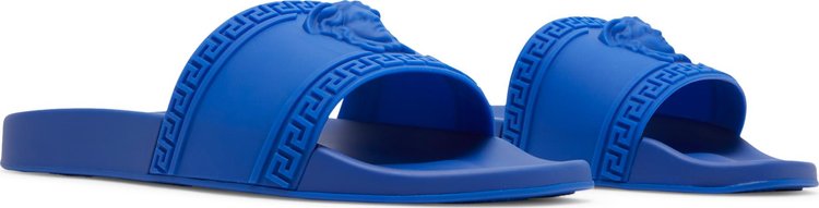 Versace Palazzo Medusa Pool Slide Royal Blue