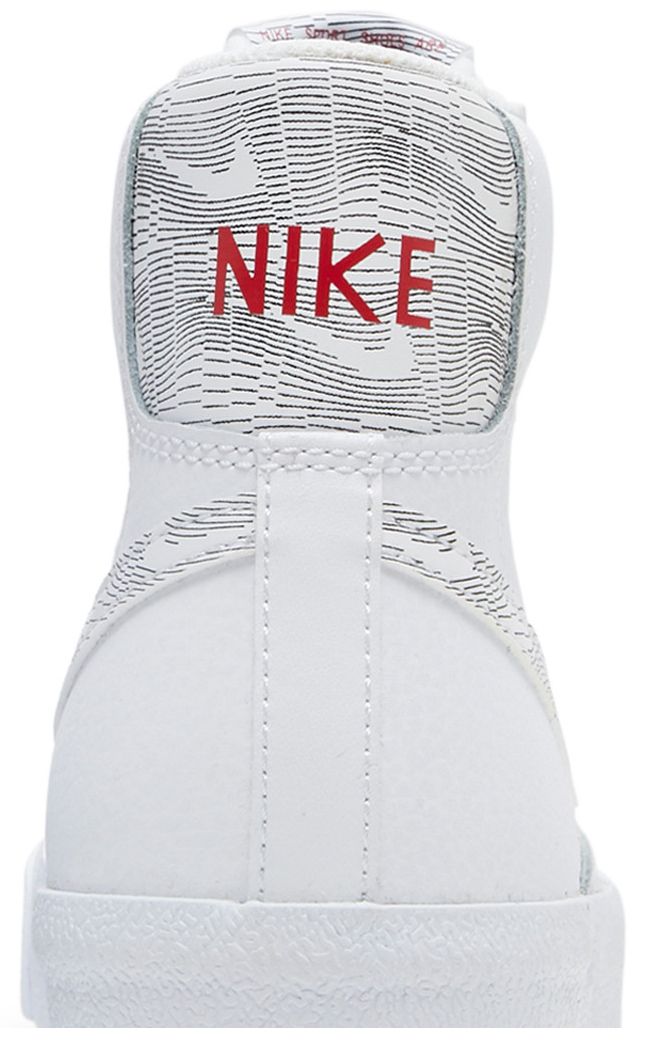 Nike Blazer Mid 77 GS White Logo Print