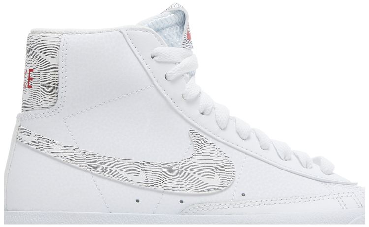 Nike Blazer Mid 77 GS White Logo Print