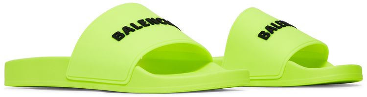 Balenciaga Pool Slides Fluo Yellow