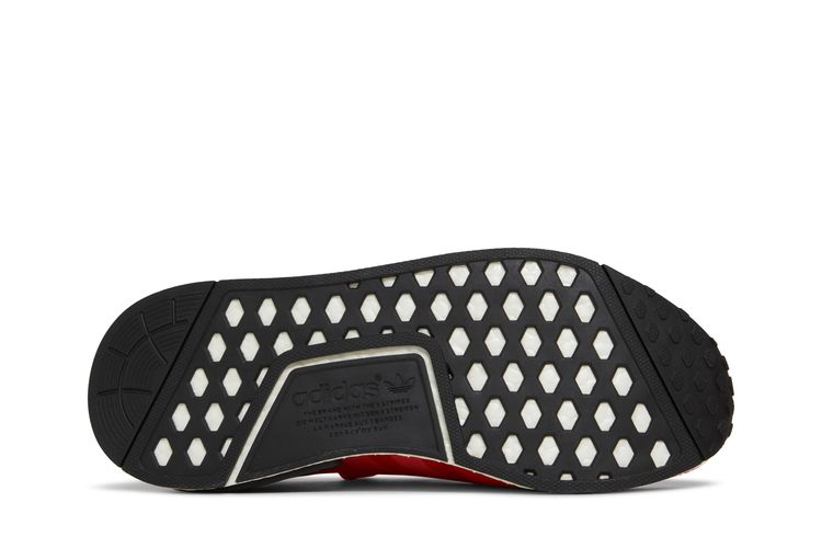 adidas gazelle silver green womens Adidas NMD R1 Boost Print White Black Red main image 1