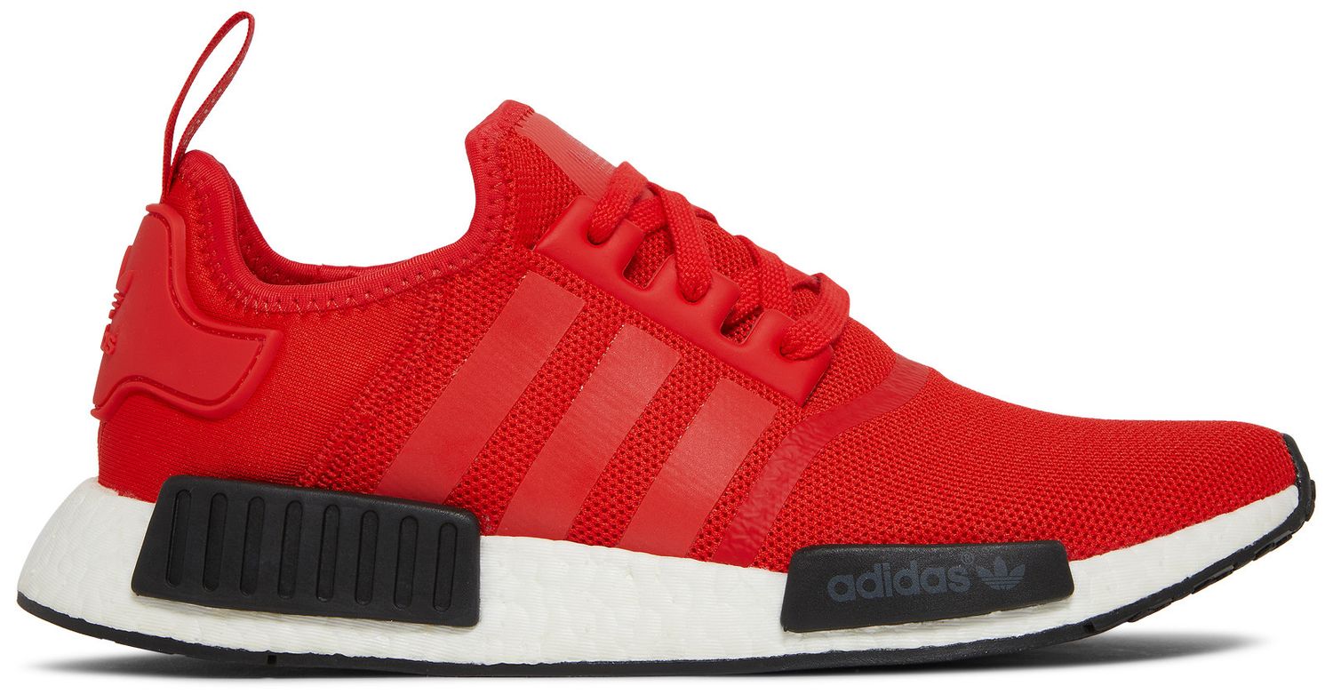 nmd r1 black red and blue