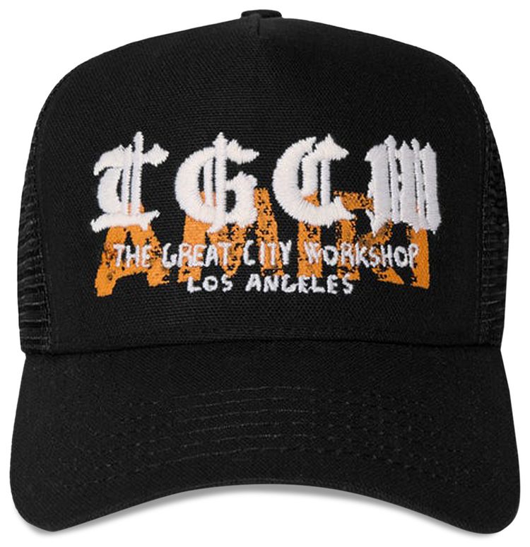 Amiri TGCW Trucker Hat Black
