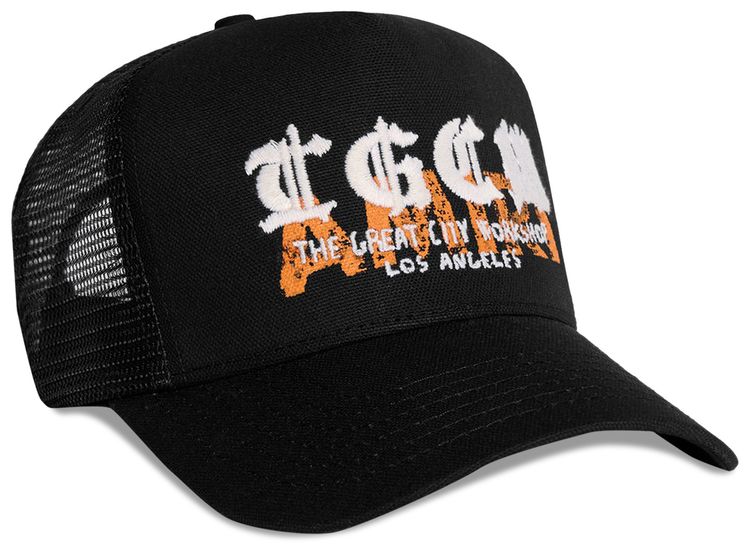 Amiri TGCW Trucker Hat Black
