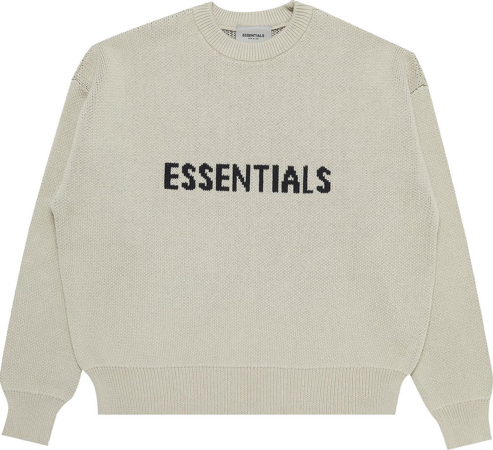 Buy Fear of God Essentials x SSENSE Kids Knit Sweater 'Linen ...