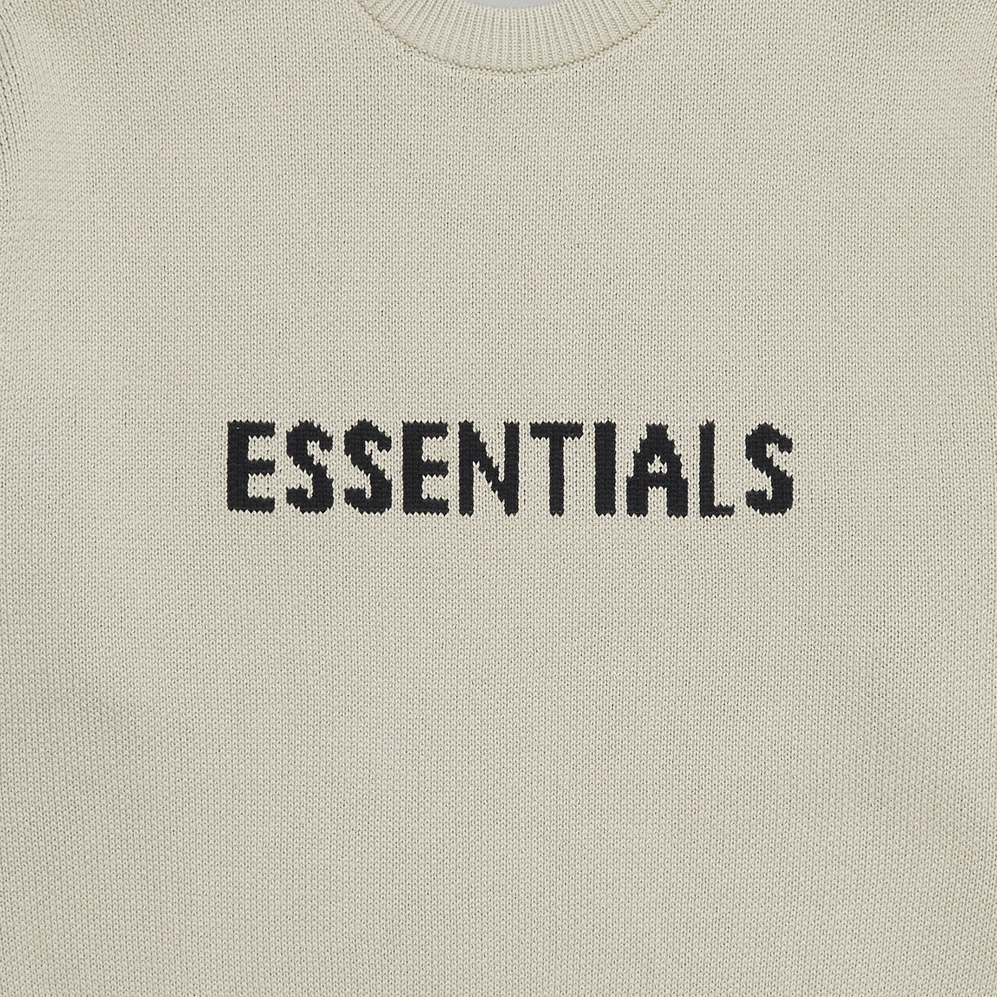 Buy Fear of God Essentials x SSENSE Kids Knit Sweater 'Linen