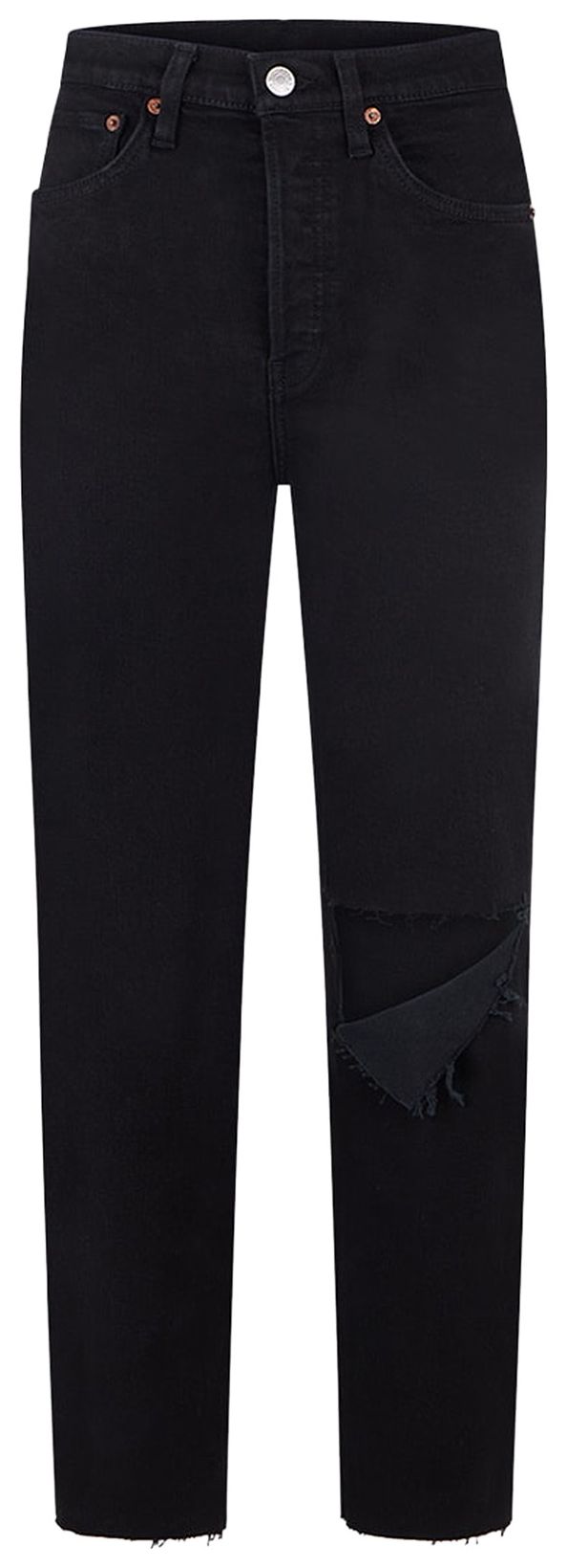 REDONE 70s Stove Pipe Jeans Noir