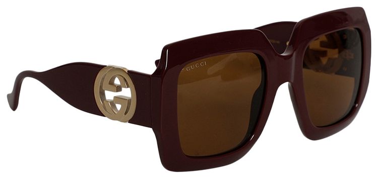 Gucci Classic Square Sunglasses Brown