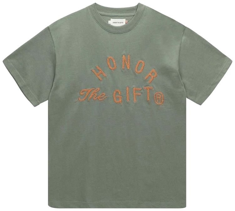 Honor The Gift D Holiday HTG Weathered Short Sleeve Tee Sage