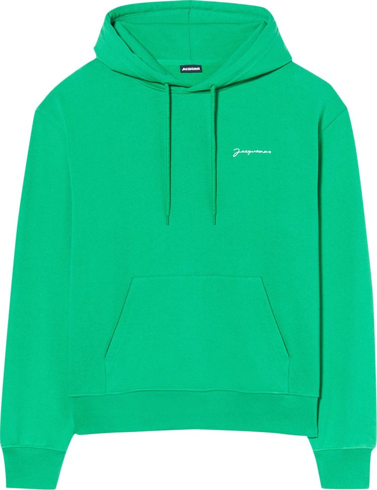 Buy Jacquemus Le Sweatshirt Brode 'Green' - 216JS300 2210 550 | GOAT