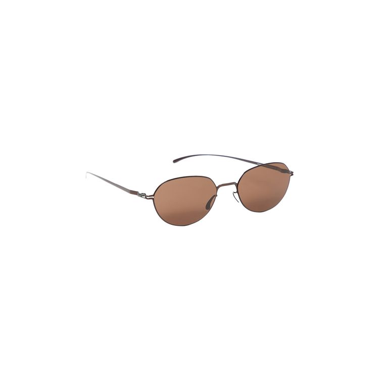 Mykita Round Sunglasses Dark CaramelBrown