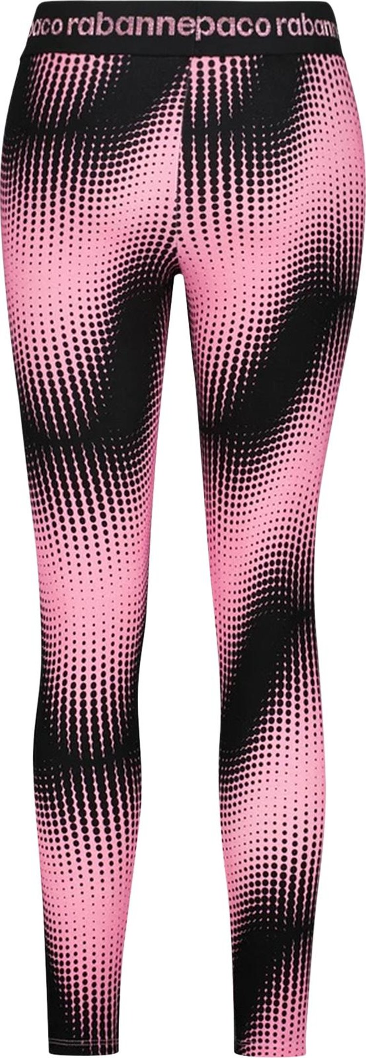 Paco Rabanne Two Tone Jersey Bodyline Leggings Pink Echo