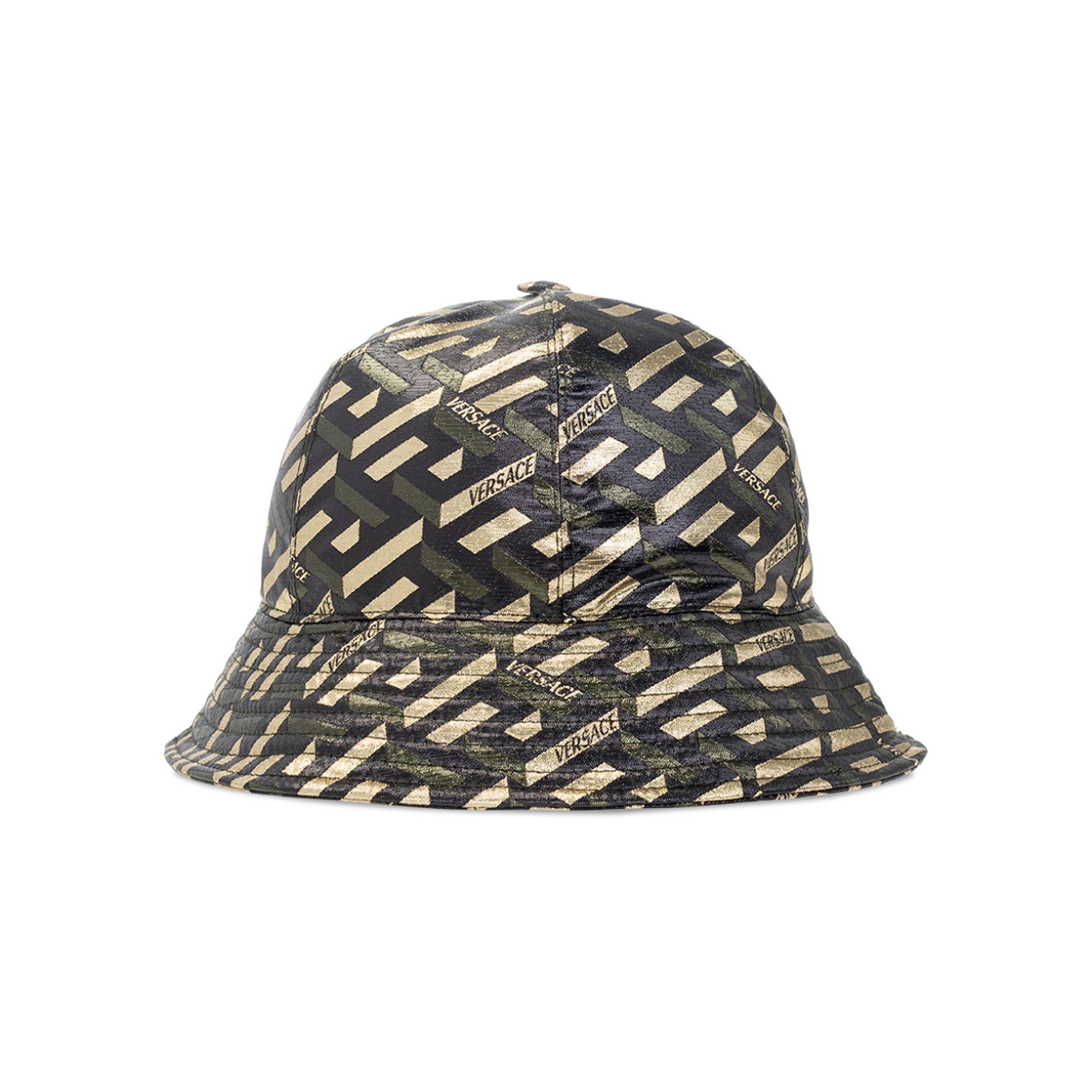 Buy Versace Fisherman Hat 'Black/Khaki' - 1001591 1A01915