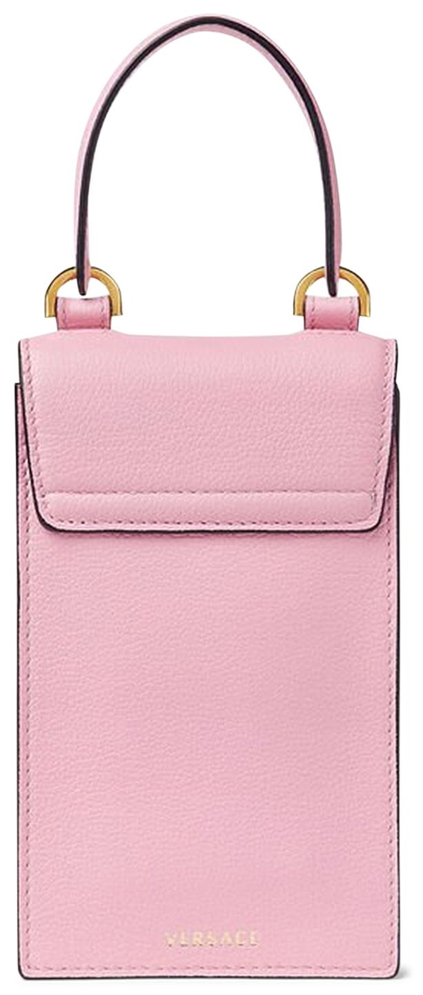Versace La Medusa Phone Holder Mini Bag Baby PinkVersace Gold