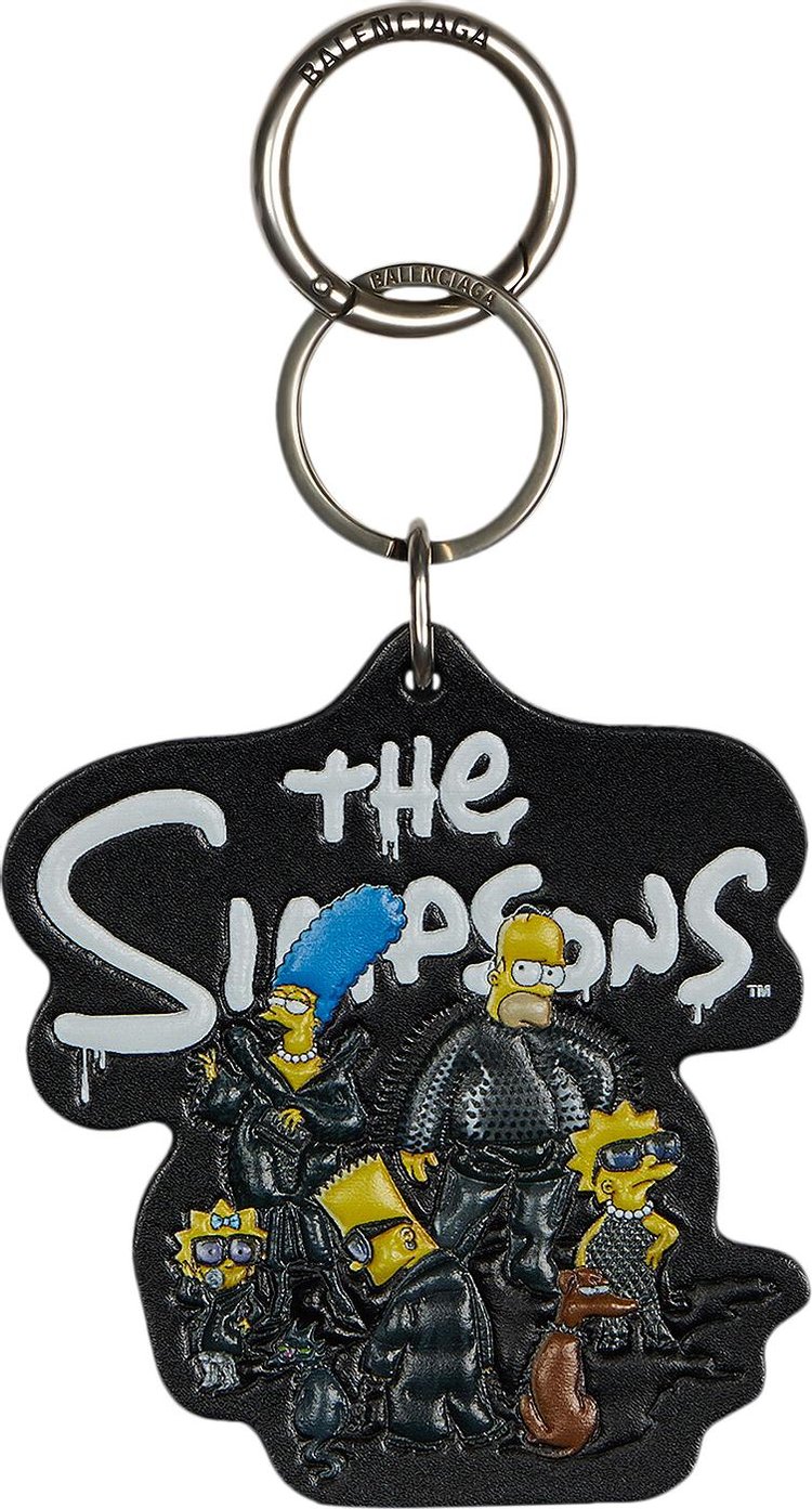 Balenciaga Simpsons Keyring 'Black'
