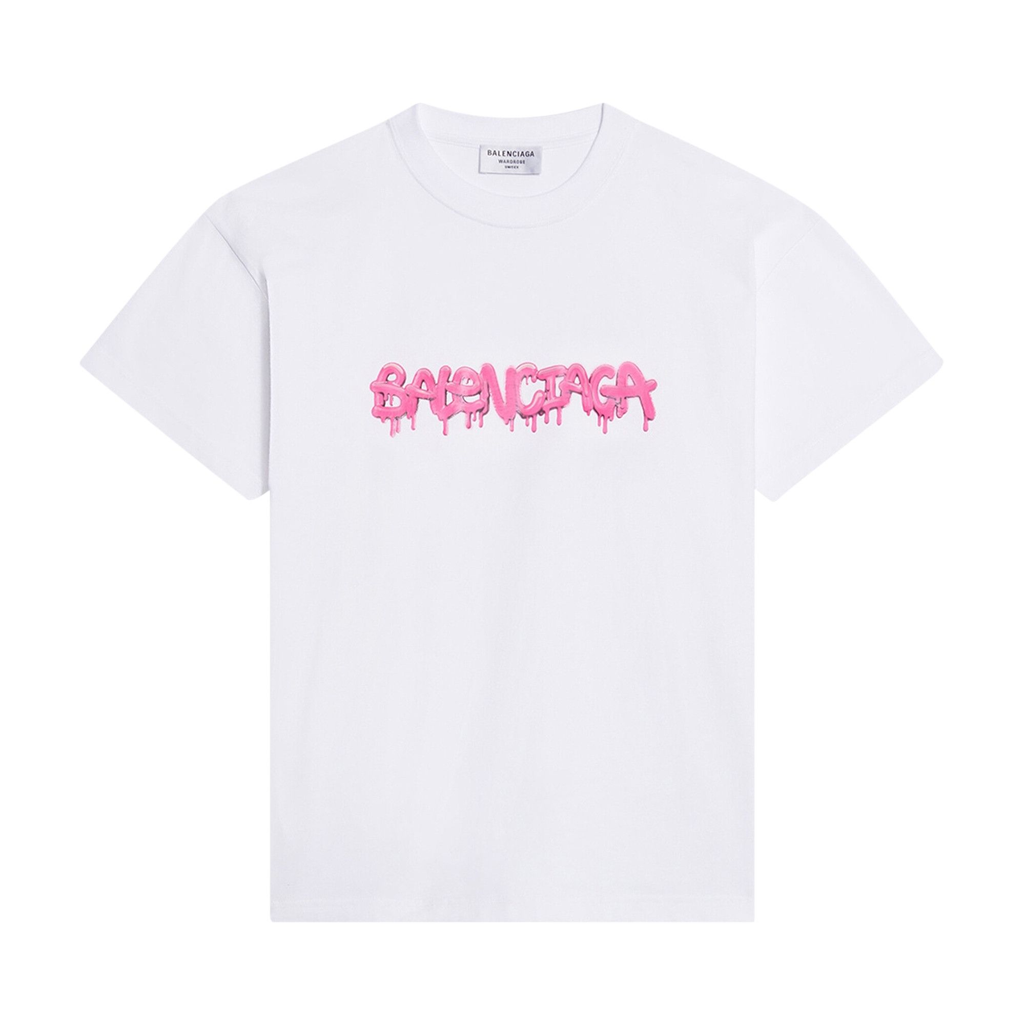 Balenciaga Slime T Shirt Medium Fit White Bubblegum
